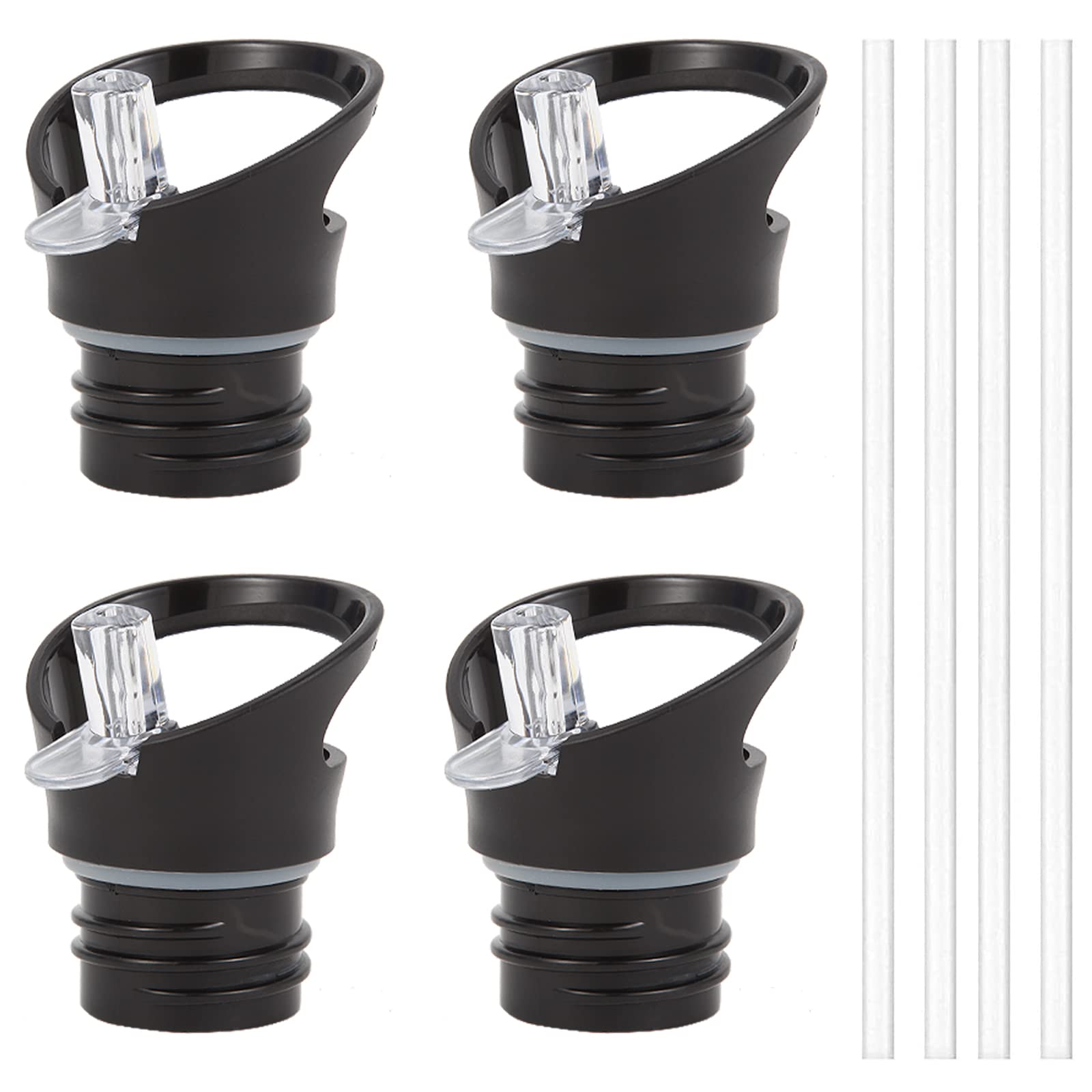 Neihepal 24oz Insulated Water Bottles Bulk 8 Pack,Stainless Steel Double Wall Sport Bottle with Straw Lid,Metal Cup Reusable Thermoses with Hand Cap for School,Cyclists,Hikers,Gift(Mix Color,8 Count)